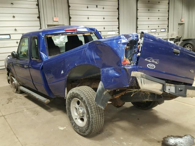 1FTYR15E55PA21699 - 2005 FORD RANGER SUP BLUE photo 9