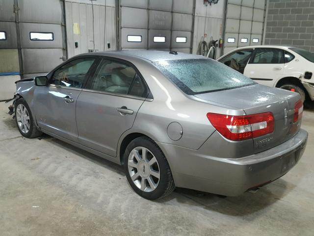 3LNHM26T29R621981 - 2009 LINCOLN MKZ GRAY photo 3