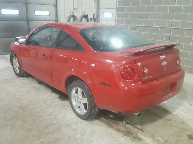 1G1AL15F967820701 - 2006 CHEVROLET COBALT LT RED photo 3