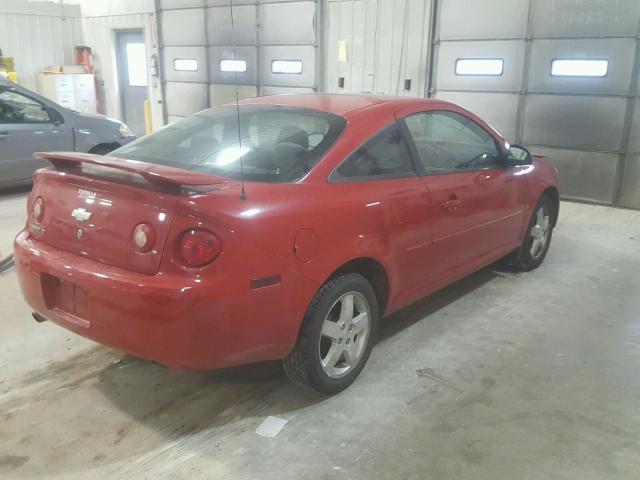 1G1AL15F967820701 - 2006 CHEVROLET COBALT LT RED photo 4