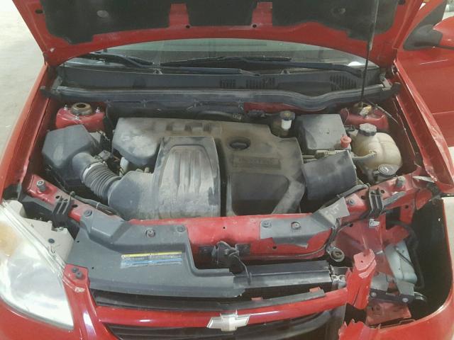 1G1AL15F967820701 - 2006 CHEVROLET COBALT LT RED photo 7