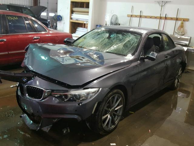 WBA3T3C53EP737024 - 2014 BMW 435 I GRAY photo 2