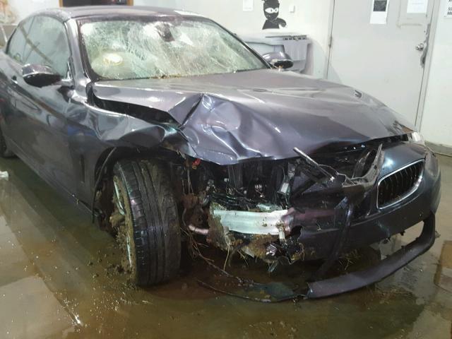 WBA3T3C53EP737024 - 2014 BMW 435 I GRAY photo 9