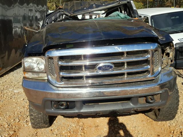 1FTNW21F2YEA56992 - 2000 FORD F250 SUPER BLACK photo 10