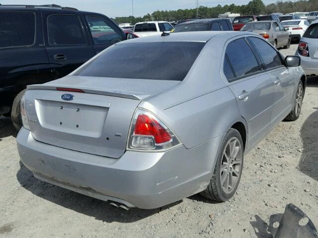 3FAHP07ZX9R129921 - 2009 FORD FUSION SE SILVER photo 4