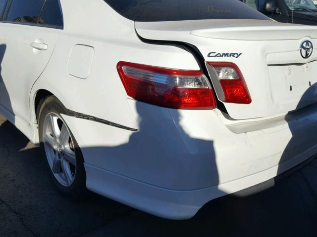 4T1BK46K97U533417 - 2007 TOYOTA CAMRY NEW WHITE photo 9