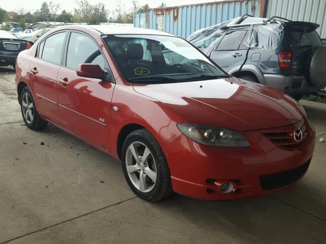 JM1BK123351227524 - 2005 MAZDA 3 S RED photo 1