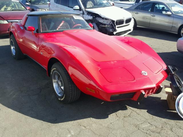 1Z87L8S406138 - 1978 CHEVROLET CORVETTE RED photo 1