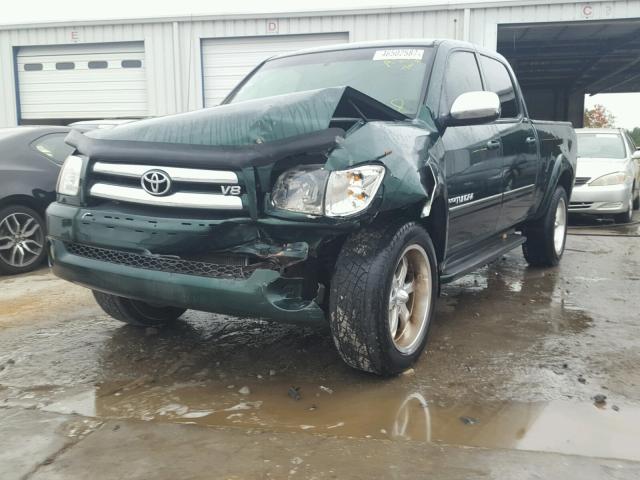 5TBET34184S440612 - 2004 TOYOTA TUNDRA DOU GREEN photo 2