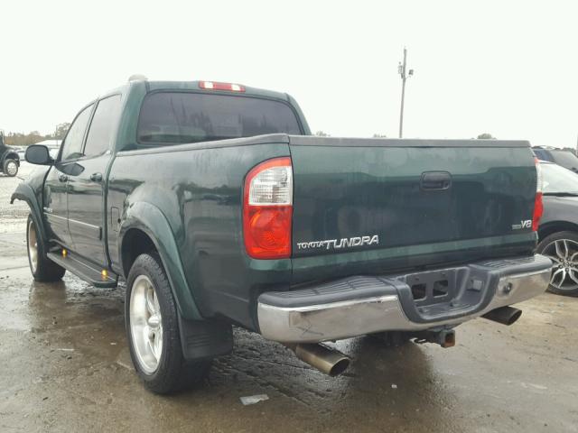 5TBET34184S440612 - 2004 TOYOTA TUNDRA DOU GREEN photo 3