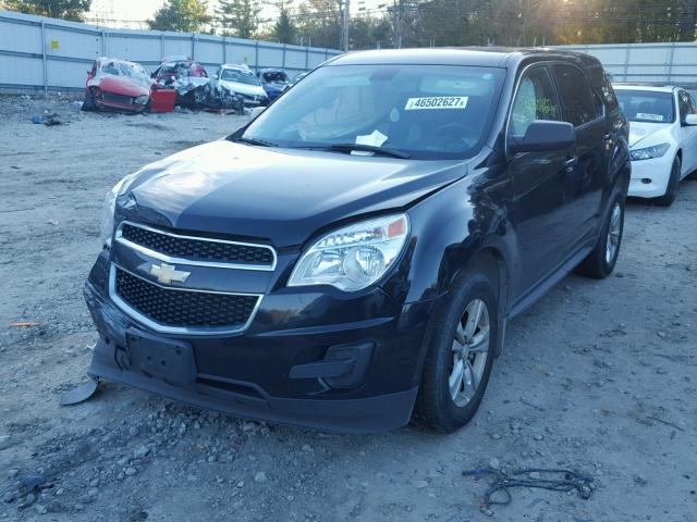 2CNFLCEC2B6268432 - 2011 CHEVROLET EQUINOX LS BLACK photo 2