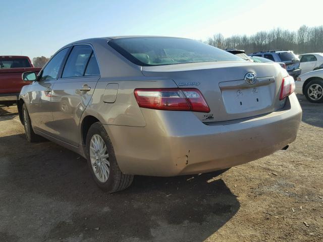 4T1BE46K37U558837 - 2007 TOYOTA CAMRY NEW GOLD photo 3