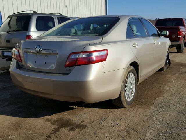 4T1BE46K37U558837 - 2007 TOYOTA CAMRY NEW GOLD photo 4