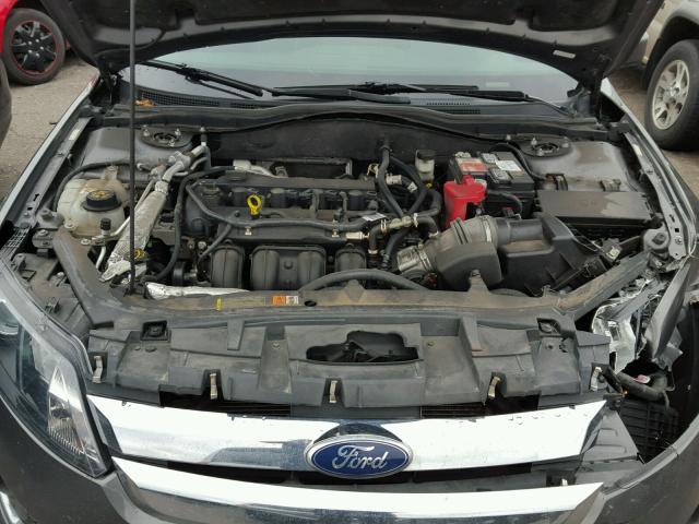 3FAHP0HA1AR305395 - 2010 FORD FUSION SE GRAY photo 7