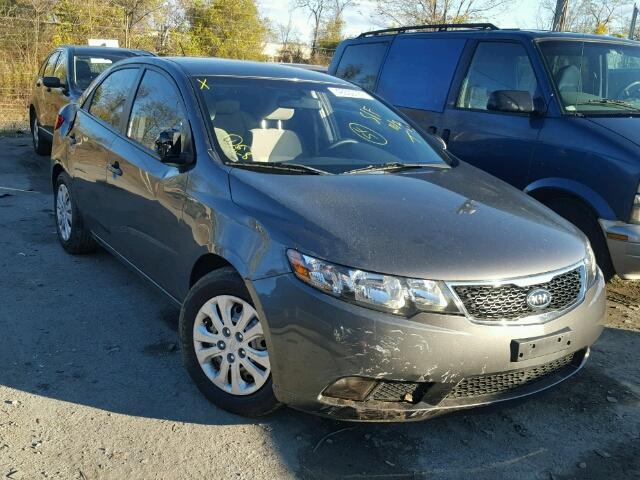 KNAFU4A24D5715097 - 2013 KIA FORTE EX GRAY photo 1