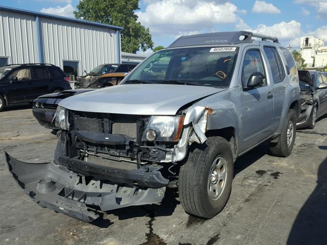 5N1AN0NW9EN812020 - 2014 NISSAN XTERRA X SILVER photo 2