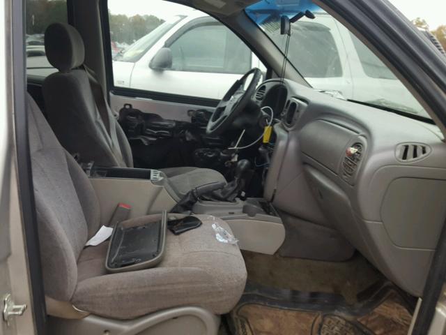 1GNDS13S342364039 - 2004 CHEVROLET TRAILBLAZE GRAY photo 5