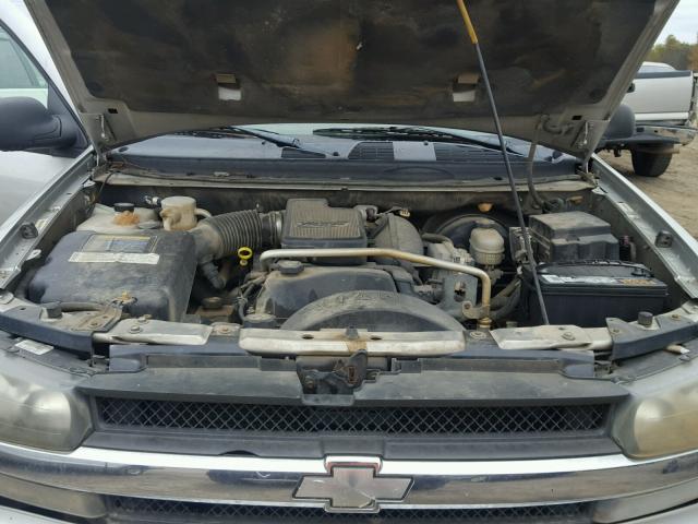 1GNDS13S342364039 - 2004 CHEVROLET TRAILBLAZE GRAY photo 7