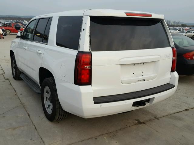 1GNLCDEC3HR215448 - 2017 CHEVROLET TAHOE POLI WHITE photo 3