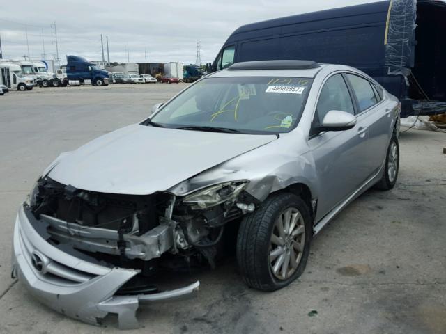 1YVHZ8CH5B5M02492 - 2011 MAZDA 6 I SILVER photo 2