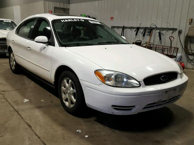 1FAFP56U96A207220 - 2006 FORD TAURUS SEL WHITE photo 1