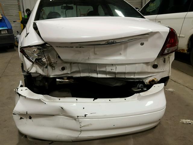 1FAFP56U96A207220 - 2006 FORD TAURUS SEL WHITE photo 9