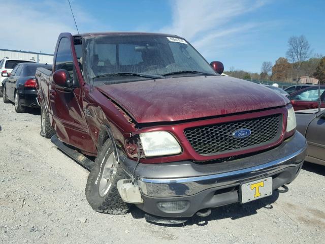 2FTRX18WX3CA40391 - 2003 FORD F150 MAROON photo 1