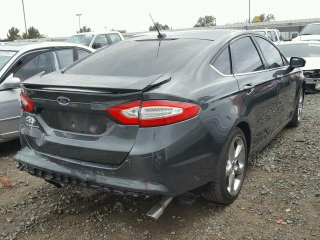 3FA6P0G73GR202453 - 2016 FORD FUSION S GREEN photo 4