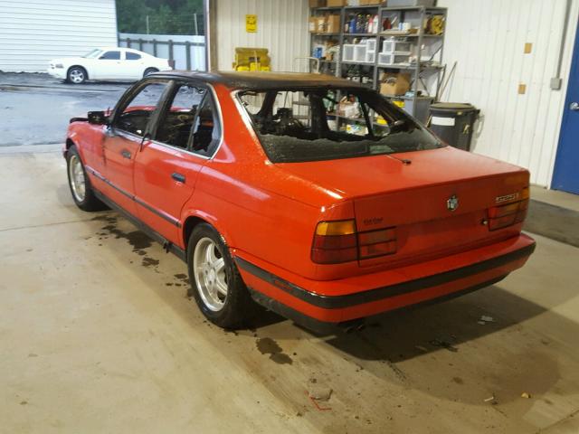 WBAHD6316PBJ87920 - 1993 BMW 525 I AUTO RED photo 3