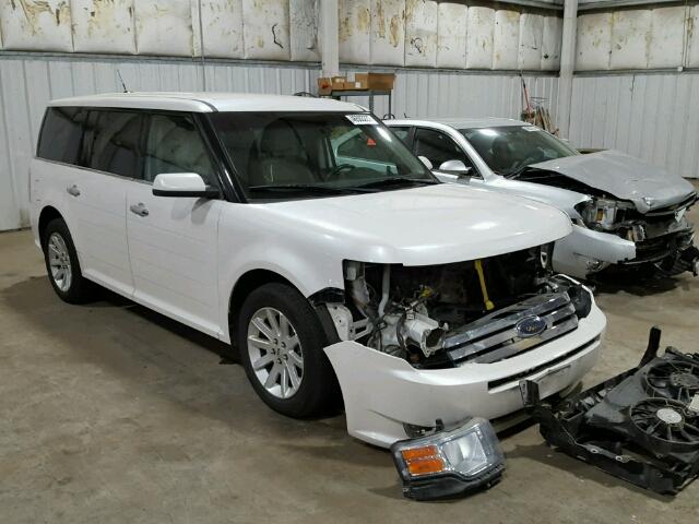 2FMHK6CC7ABB29001 - 2010 FORD FLEX SEL WHITE photo 1