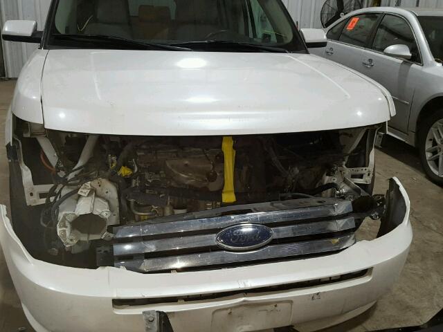 2FMHK6CC7ABB29001 - 2010 FORD FLEX SEL WHITE photo 9