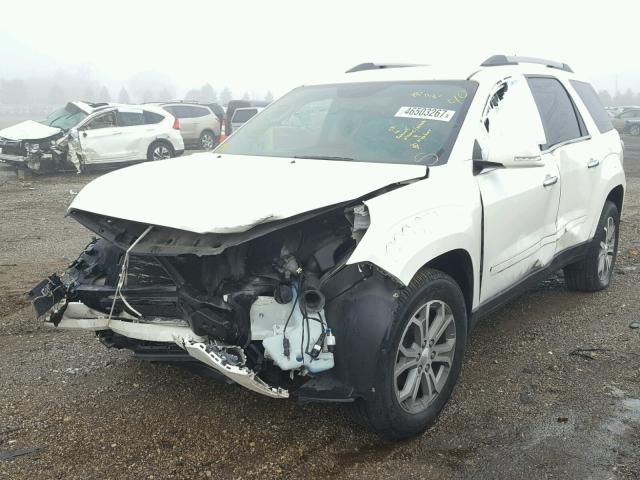 1GKKRRKD2DJ256549 - 2013 GMC ACADIA SLT თეთრი ფოტო 2