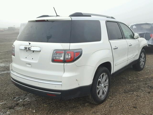 1GKKRRKD2DJ256549 - 2013 GMC ACADIA SLT WHITE photo 4