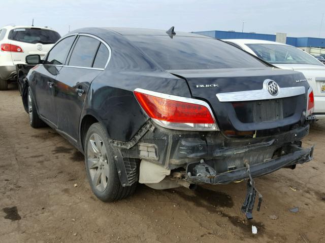 1G4GH5G34CF187406 - 2012 BUICK LACROSSE BLACK photo 3