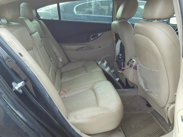 1G4GH5G34CF187406 - 2012 BUICK LACROSSE BLACK photo 6