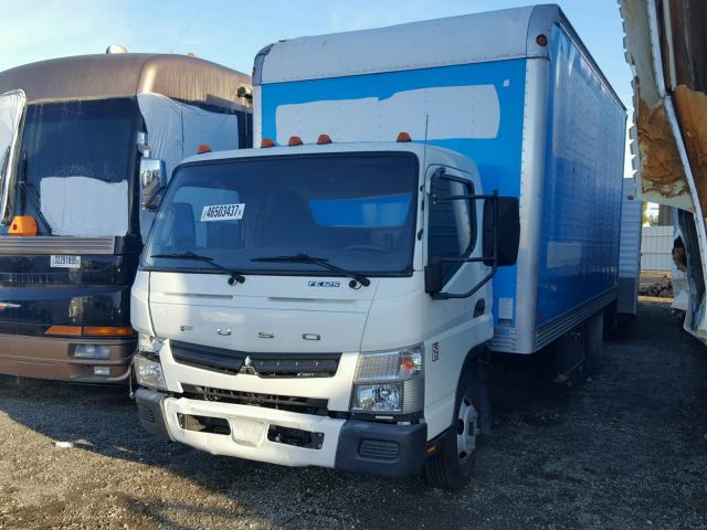 JL6AMG1A0CK003523 - 2012 MITSUBISHI FUSO TRUCK OF FE FEC52S WHITE photo 2