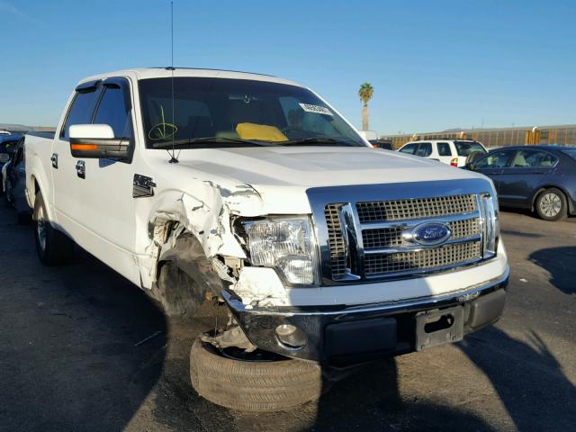 1FTPW12V69FA59625 - 2009 FORD F150 SUPER WHITE photo 1