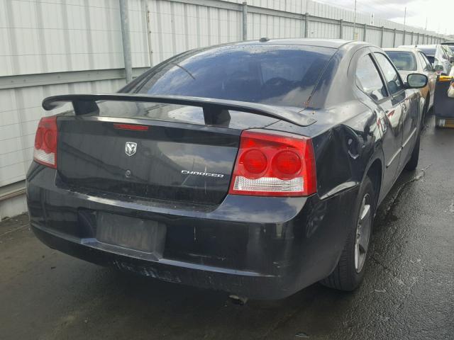 2B3CA3CV4AH253145 - 2010 DODGE CHARGER SX BLACK photo 4