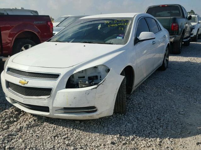 1G1ZC5EU8CF372302 - 2012 CHEVROLET MALIBU 1LT WHITE photo 2