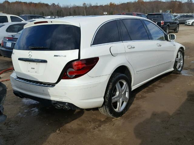 4JGCB77E37A047119 - 2007 MERCEDES-BENZ R 63 AMG WHITE photo 4