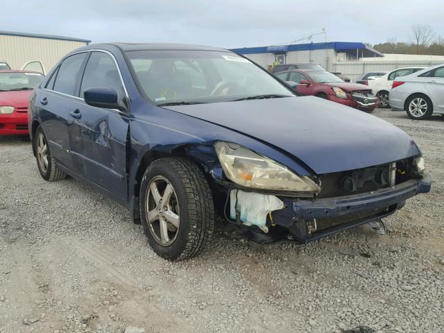 1HGCM56825A061235 - 2005 HONDA ACCORD EX BLUE photo 1