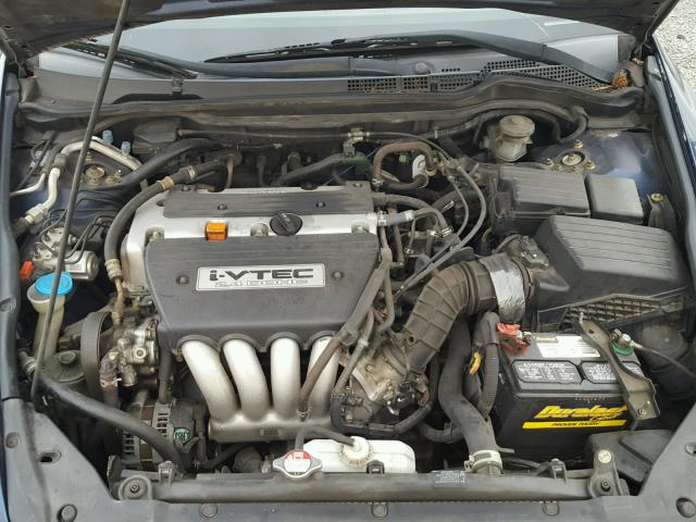 1HGCM56825A061235 - 2005 HONDA ACCORD EX BLUE photo 7