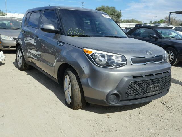 KNDJN2A28G7284299 - 2016 KIA SOUL GRAY photo 1