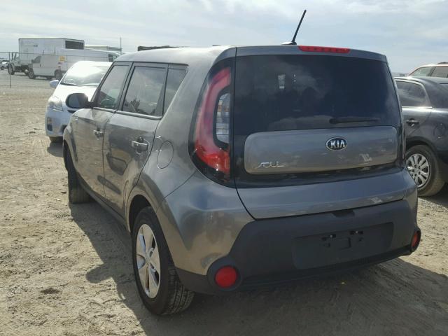 KNDJN2A28G7284299 - 2016 KIA SOUL GRAY photo 3