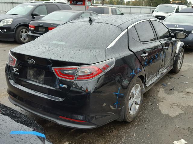 KNAGM4AD7G5093069 - 2016 KIA OPTIMA HYB BLACK photo 4