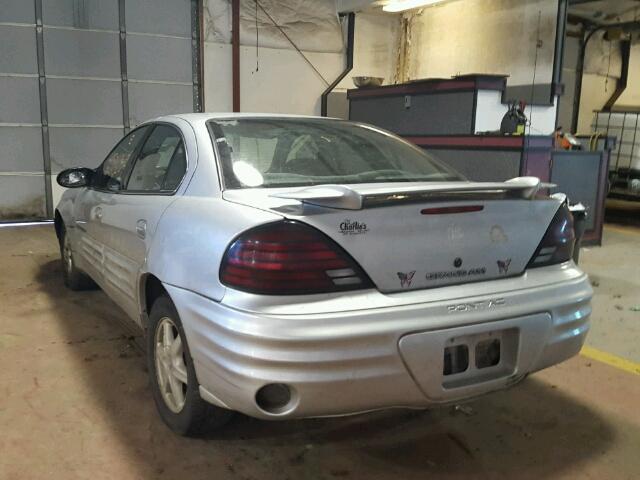 1G2NF52E12M502834 - 2002 PONTIAC GRAND AM S 银色 照片 3