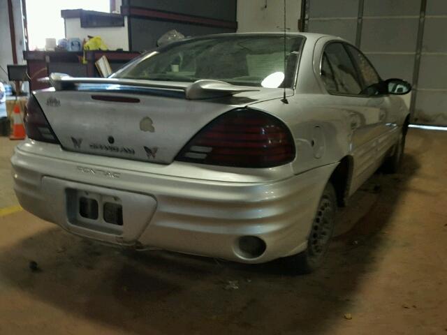 1G2NF52E12M502834 - 2002 PONTIAC GRAND AM S 银色 照片 4