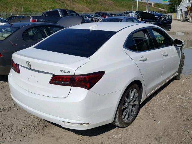 19UUB2F58FA011598 - 2015 ACURA TLX TECH WHITE photo 4