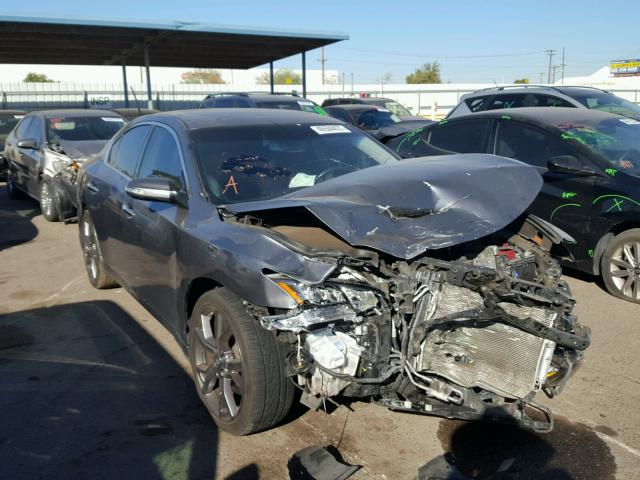 1N4AA5APXEC492252 - 2014 NISSAN MAXIMA S GRAY photo 1