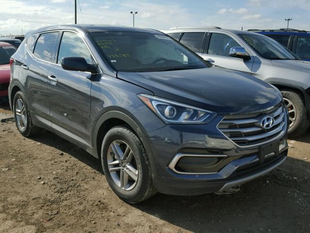 5XYZTDLB5HG438585 - 2017 HYUNDAI SANTA FE S BLUE photo 1